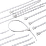 ECM INDUSTRIES LLC Cable Tie, Nylon, White, 4-In., 40-Pk. ELECTRICAL ECM INDUSTRIES LLC