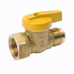 B&K LLC Gas Ball Valve, Forged Brass, 15/16 x 1/2 In. PLUMBING, HEATING & VENTILATION B&K LLC
