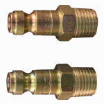MILTON INDUSTRIES Compression Plug, T-Style, Male, 1/4-In. NPT, 2-Pk.
