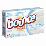 PROCTER & GAMBLE Fabric Softener Dryer Sheets, Fragrance Free, 80-Ct. CLEANING & JANITORIAL SUPPLIES PROCTER & GAMBLE   