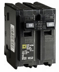 SQUARE D BY SCHNEIDER ELECTRIC Homeline 25-Amp Double-Pole Circuit Breaker ELECTRICAL SQUARE D BY SCHNEIDER ELECTRIC   
