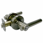 TAIWAN FU HSING INDUSTRIAL CO Entry Lever Lockset, Reversible Basel, Contemporary Style, Satin Nickel HARDWARE & FARM SUPPLIES TAIWAN FU HSING INDUSTRIAL CO