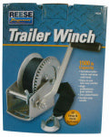 REESE TOWPOWER WINCH W/20FT STRP/HK 1500LB AUTOMOTIVE REESE TOWPOWER   