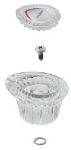 MOEN INC Chateau Clear Lavatory Handle Cap PLUMBING, HEATING & VENTILATION MOEN INC