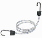 KEEPER Keeper Twin Anchor 06274 Bungee Cord, 24 in L, Rubber, Hook End AUTOMOTIVE KEEPER