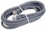 AUDIOVOX Cat6 Network Cable, 250Mhz, Gray, 7-Ft. ELECTRICAL AUDIOVOX   