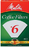 MELITTA 40-Count #6 White Cone Coffee Filters APPLIANCES & ELECTRONICS MELITTA