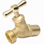 B&K LLC No-Kink Hose Bibb, Brass, Dual Connection, 1/2 x 3/4 In. PLUMBING, HEATING & VENTILATION B&K LLC
