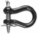 DOUBLE HH MFG Straight Clevis, Black, 7/8 x 4-1/4-In. HARDWARE & FARM SUPPLIES DOUBLE HH MFG   
