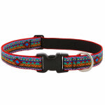 LUPINE INC Adjustable Medium Dog Collar, El Paso Pattern, 1 x 12-20 In.