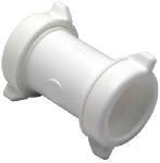 PLUMB SHOP DIV BRASSCRAFT Lavatory/Kitchen Drain Coupling, White Plastic, 2-In. PLUMBING, HEATING & VENTILATION PLUMB SHOP DIV BRASSCRAFT