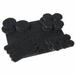 RICHELIEU AMERICA LTD Felt Pads, Self-Adhesive, Black, Assorted, 33-Pk. HARDWARE & FARM SUPPLIES RICHELIEU AMERICA LTD