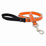 LUPINE INC Dog Leash, Reflective Orange Diamond Pattern, 3/4-In. x 6-Ft. PET & WILDLIFE SUPPLIES LUPINE INC
