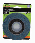 ALI INDUSTRIES Flap Disc, 36 Grit, 4.5-In. TOOLS ALI INDUSTRIES