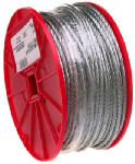 APEX TOOLS GROUP LLC Apex Galvanized Cable, 7x19, 5/16 In. x 200 Ft. HARDWARE & FARM SUPPLIES APEX TOOLS GROUP LLC