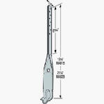 SIMPSON STRONG TIE Mudsill Anchor, 18 Gauge, ZMAX Coated HARDWARE & FARM SUPPLIES SIMPSON STRONG TIE