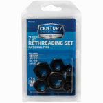 CENTURY DRILL & TOOL CO INC Rethread Dies Set, Right Hand, Fractional, 7-Pc. TOOLS CENTURY DRILL & TOOL CO INC