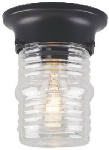 WESTINGHOUSE LIGHTING CORP Jelly Jar Light Fixture, 60-Watt Max ELECTRICAL WESTINGHOUSE LIGHTING CORP