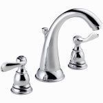 DELTA FAUCET CO Windemere 2-Handle Widespread High-Arc Bathroom Faucet, Chrome PLUMBING, HEATING & VENTILATION DELTA FAUCET CO