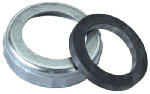 PLUMB SHOP DIV BRASSCRAFT Slip Joint Reducing Nut & Rubber Washer, Chrome-Plated PLUMBING, HEATING & VENTILATION PLUMB SHOP DIV BRASSCRAFT