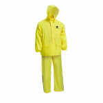 SAFETY WORKS INC John Deere 2-Pc. Rain Suit, Safety Yellow Polyester, XXL CLOTHING, FOOTWEAR & SAFETY GEAR SAFETY WORKS INC