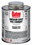 OATEY COMPANY 16-oz. Gray PVC Pipe Cement PLUMBING, HEATING & VENTILATION OATEY COMPANY   