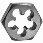 CENTURY DRILL & TOOL CO INC Fractional Hex Die, 1/2-20 National Fine, 1-In. TOOLS CENTURY DRILL & TOOL CO INC