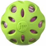 PETMATE Dog Toy, Crackle Head Ball, Medium PET & WILDLIFE SUPPLIES PETMATE
