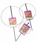 LUSTER LEAF INC Flower Support, Green, 24 x 14-In. LAWN & GARDEN LUSTER LEAF INC