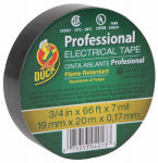 SHURTECH TECHNOLOGIES LLC Professional Electrical Tape, Black, 3/4-In. x 66-Ft. ELECTRICAL SHURTECH TECHNOLOGIES LLC