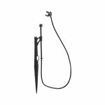 RAINDRIP INC Adjustable Flow Bubbler Assembly, Full-Circle Pattern, 8 Stream, with 1/4 in. Clamp N Pierce Inlet on 6 in. Stake