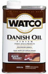 WATCO Watco 65341 Danish Oil, Black/Walnut, Liquid, 1 qt, Can PAINT WATCO   