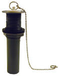 B&K LLC PVC Pull Out Plug With Chain & Stopper, 1-1/4 x 5-In. PLUMBING, HEATING & VENTILATION B&K LLC