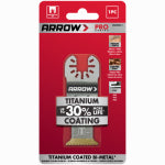 ARROW FASTENER CO LLC Titanium Metal Oscillating Tool Blade, 1-1/4-In. TOOLS ARROW FASTENER CO LLC