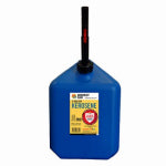 MIDWEST CAN COMPANY Kerosene Gas Can, Blue Polyethylene, 5 Gallons AUTOMOTIVE MIDWEST CAN COMPANY