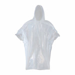 SAFETY WORKS INC Economy Poncho, Clear, One Size CLOTHING, FOOTWEAR & SAFETY GEAR SAFETY WORKS INC