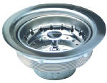 PLUMB SHOP DIV BRASSCRAFT Basket Sink Strainer, Stainless Steel, 3-1/2 In. PLUMBING, HEATING & VENTILATION PLUMB SHOP DIV BRASSCRAFT