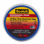 3M COMPANY Electrical Tape, Blue Vinyl, Professional Grade, 3/4-In. x 66-Ft. ELECTRICAL 3M COMPANY