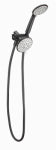 HOMEWERKS WORLDWIDE LLC-IMPORT 5-Spray Shower Head, Handheld + Fixed Mount, 1.8 GPM, Matte Black PLUMBING, HEATING & VENTILATION HOMEWERKS WORLDWIDE LLC-IMPORT