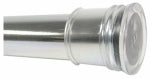 ZENNA HOME Zenna Home TwistTight Series 506S/505S Shower Rod, 72 in L Adjustable, 1-1/4 in Dia Rod, Steel, Chrome HARDWARE & FARM SUPPLIES ZENNA HOME   