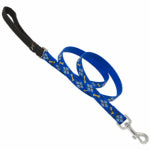 LUPINE INC Dog Leash, Dapper Dog Pattern, 3/4 In. x 6 In.