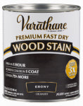 VARATHANE Varathane 269395 Wood Stain, Ebony, Liquid, 1 qt, Can PAINT VARATHANE
