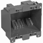 ECM INDUSTRIES LLC 2 Gang Old Work Standard Switch/Outlet Wall Electrical Box, Gray PVC, 25 Cu. In. ELECTRICAL ECM INDUSTRIES LLC   