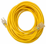 SOUTHWIRE/COLEMAN CABLE Outdoor Extension Cord, Contractor Grade, Yellow Polar Solar, 14/3 SJEOW, 25 Ft. ELECTRICAL SOUTHWIRE/COLEMAN CABLE