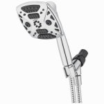 OXYGENICS WaterSense 7-Spray Handheld Shower Head, 1.8-GPM, Chrome, 4.88-In. Square PLUMBING, HEATING & VENTILATION OXYGENICS