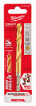 MILWAUKEE Milwaukee SHOCKWAVE 48-89-4620 Impact Drill Bit, 23/64 in Dia, 4.61 in OAL, Twist Flute, 1/4 in Dia Shank, Hex Shank TOOLS MILWAUKEE