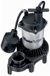 PENTAIR WATER Sump Pump, Zinc & Plastic Construction, 1/3-HP Motor, 3,600 GPH PLUMBING, HEATING & VENTILATION PENTAIR WATER