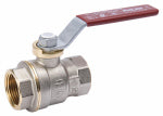 B&K LLC Full-Port Ball Valve, Forged Brass, Female Pipe Thread, 1/2 In. PLUMBING, HEATING & VENTILATION B&K LLC