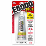 ECLECTIC PRODUCTS INC Plus Industrial Strength Adhesive, Clear, 0.9-oz. PAINT ECLECTIC PRODUCTS INC