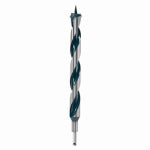 BOSCH Bosch Daredevil NKLT24 Auger Drill Bit, 1-1/2 in Dia, 17-1/2 in OAL, Open-Faced Flute, 7/16 in Dia Shank, Hex Shank